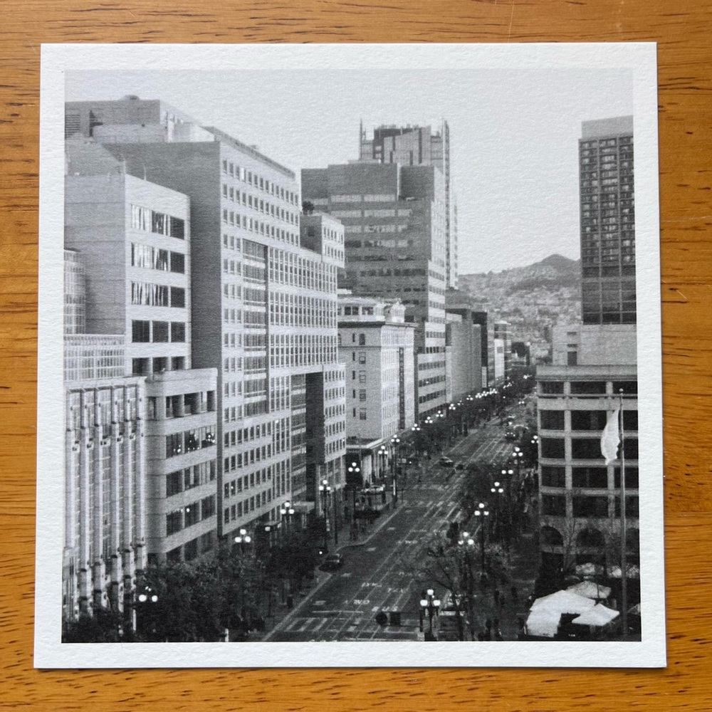 Art Print / 5x5 / Top Down View of San Francisco / 35mm Film